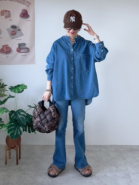 memeさん（レディース・158cm）の秋コーディネート