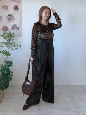 memeさん（レディース・158cm）の春コーディネート