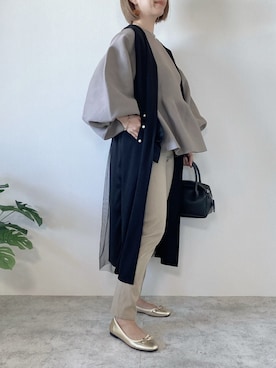 memeさん（レディース・158cm）の春コーディネート