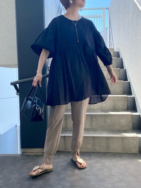 「IPANEMA（イパネマ）のアイテム」を使った、memeさん（レディース・158cm）の秋コーディネート