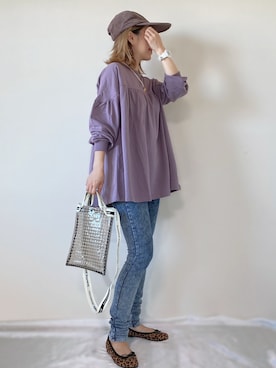 「SEPTEMBER MOON（セプテンバームーン）のアイテム」を使った、memeさん（レディース・158cm）の秋コーディネート