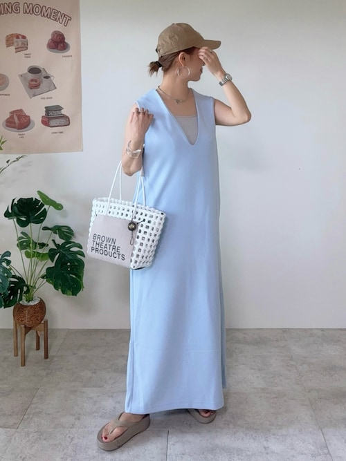 セール】ソフトダンボールニットフレンチスリーブプルオーバーVネック