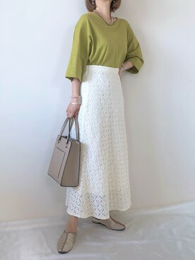 memeさん（レディース・158cm）の春コーディネート