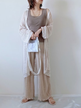 「RECTANGLE」｜memeさん（レディース・158cm）の夏コーディネート