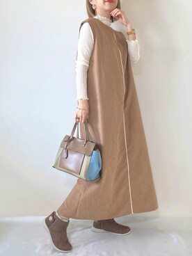 memeさん(レディース・158cm)の冬コーディネート