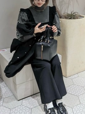 memeさん（レディース・158cm）の冬コーディネート