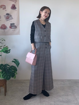「Firsthand（ファーストハンド）のアイテム」を使った、memeさん（レディース・158cm）の秋コーディネート