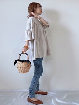 「and it_」｜memeさん（レディース・158cm）の夏コーディネート