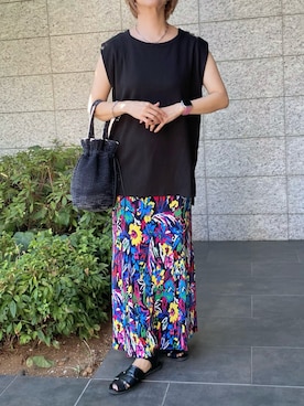 「Rename（リネーム）のアイテム（バッグ）」を使った、memeさん（レディース・158cm）の夏コーディネート