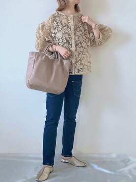 memeさん（レディース・158cm）の春コーディネート