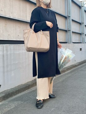 「Bermosa（ベルモサ）のアイテム」を使った、memeさん（レディース・158cm）の春コーディネート