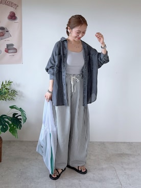 memeさん（レディース・158cm）の夏コーディネート