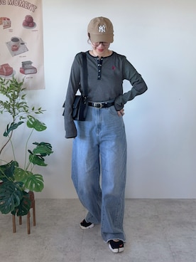 memeさん（レディース・158cm）の冬コーディネート