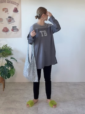 「アイテム（ピアス（両耳用））」を使った、memeさん（レディース・158cm）の秋コーディネート
