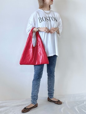 「SEPTEMBER MOON（セプテンバームーン）のアイテム」を使った、memeさん（レディース・158cm）の春コーディネート