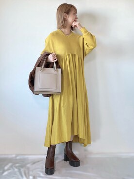 memeさん（レディース・158cm）の冬コーディネート