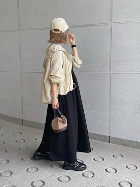 「each（イーチ）のアイテム（ジャケット/アウター）」を使った、memeさん（レディース・158cm）の秋コーディネート