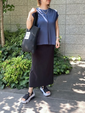 「reca（レカ）のアイテム（スカート）」を使った、memeさん（レディース・158cm）の夏コーディネート