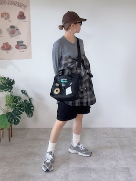 「aquagarage（アクアガレージ）のアイテム」を使った、memeさん（レディース・158cm）の秋コーディネート