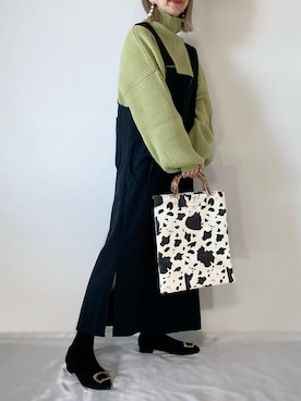 「antiqua」｜「アイテム（ワンピース/ドレス）」を使った、memeさん（レディース・158cm）の冬コーディネート