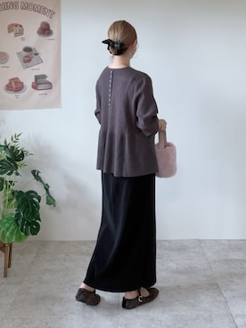 「aquagarage（アクアガレージ）のアイテム」を使った、memeさん（レディース・158cm）の秋コーディネート