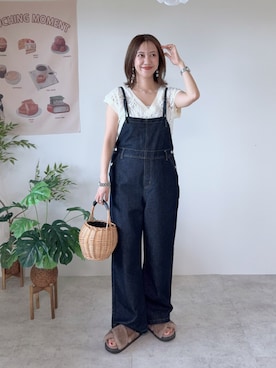 「BONLECILL（ボンルシール）のアイテム」を使った、memeさん（レディース・158cm）の夏コーディネート