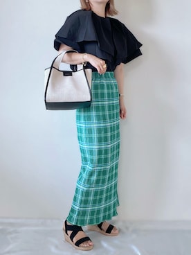 「vivianコーデ」｜memeさん（レディース・158cm）の夏コーディネート