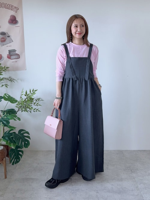 ハンドメイド　ネオブライスサイズ　サロペット&ヘッドリボンセット♡ セール】ワイドパンツサロペット（サロペット/オーバーオール