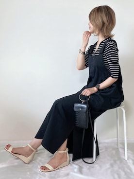 「UNITED ARROWS（ユナイテッドアローズ）のアイテム（ブレスレット）」を使った、memeさん（レディース・158cm）の夏コーディネート