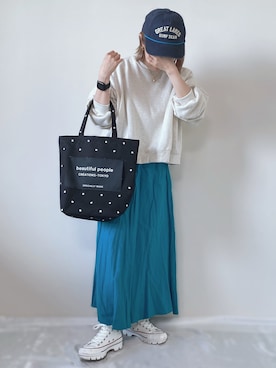 「americanneedle」｜memeさん（レディース・158cm）の春コーディネート