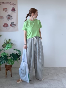 memeさん（レディース・158cm）の夏コーディネート