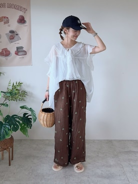 memeさん（レディース・158cm）の夏コーディネート