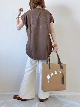 「and it_」｜memeさん（レディース・158cm）の夏コーディネート