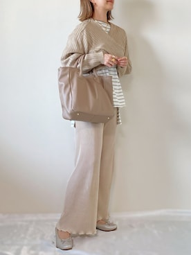 「Bermosa（ベルモサ）のアイテム」を使った、memeさん（レディース・158cm）の春コーディネート