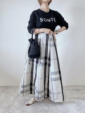 「Rename（リネーム）のアイテム（バッグ）」を使った、memeさん（レディース・158cm）の夏コーディネート