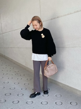 memeさん（レディース・158cm）の冬コーディネート