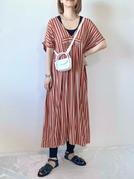 「JOURNAL STANDARD relume（ジャーナルスタンダード　レリューム）のアイテム（ワンピース/ドレス）」を使った、memeさん（レディース・158cm）の春コーディネート