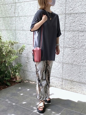「イマイバッグ」｜memeさん（レディース・158cm）の夏コーディネート