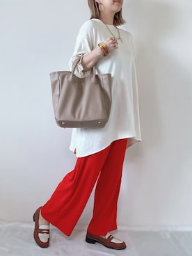 「Bermosa（ベルモサ）のアイテム」を使った、memeさん（レディース・158cm）の春コーディネート