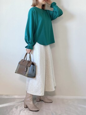 memeさん(レディース・158cm)の冬コーディネート