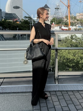 「アイテム（セットアップ）」を使った、memeさん（レディース・158cm）の夏コーディネート