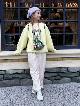 memeさん（骨格ウェーブ・レディース・158cm）の秋コーディネート