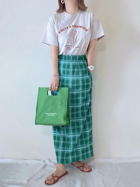 memeさん（レディース・158cm）の夏コーディネート