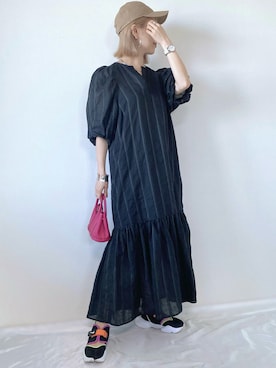 「JOURNAL STANDARD（ジャーナルスタンダード）のアイテム（ワンピース）」を使った、memeさん（レディース・158cm）の春コーディネート