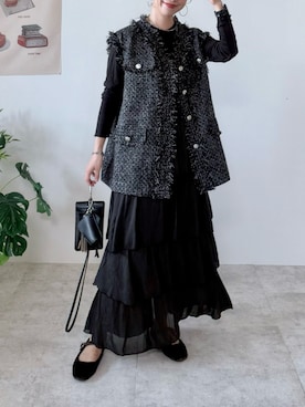 memeさん（骨格ウェーブ・レディース・158cm）の秋コーディネート