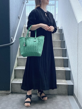 「rectangle（レクタングル）のアイテム（ワンピース/ドレス）」を使った、memeさん（レディース・158cm）の夏コーディネート