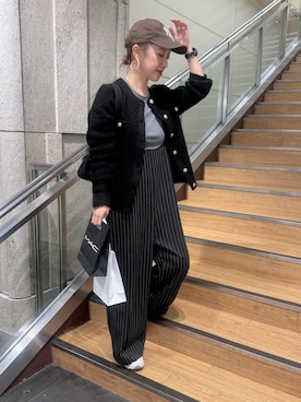 「aquagarage（アクアガレージ）のアイテム」を使った、memeさん（レディース・158cm）の秋コーディネート