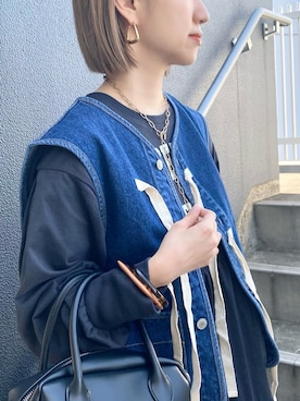 「CENE」｜memeさん（レディース・158cm）の春コーディネート