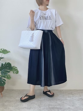 「スカンツ」｜memeさん（レディース・158cm）の夏コーディネート