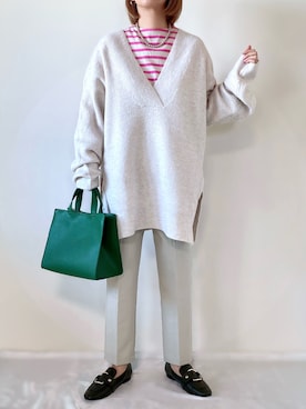 memeさん（レディース・158cm）の秋コーディネート